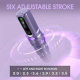 Popu Diva Wireless PMU Machine Adjustable Stroke - Purple + Extra Battery