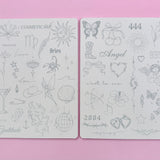 Fine Line Tattoo Practice Skins – 3mm Thick Laser-Printed Silicone Double-sided
