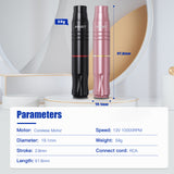 Mast Tour 2 Wireless Tattoo Pen Machine with 2.8MM Stroke-Pink