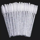 Glittery White Disposable Mascara Wands (50 pack)