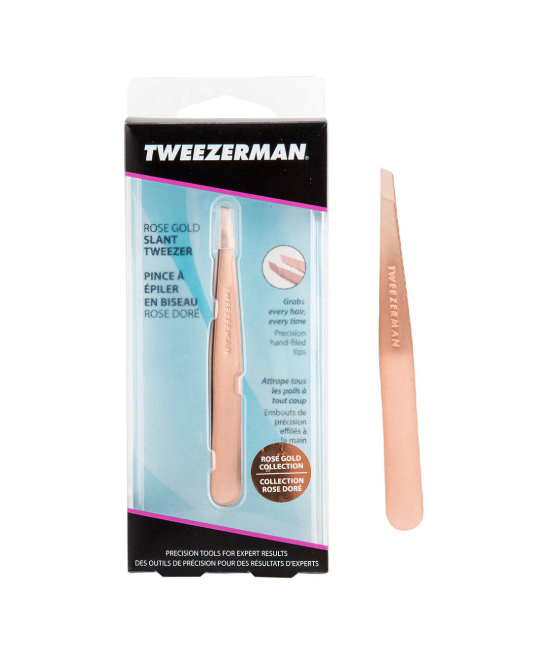 tweezerman tweezers rose gold