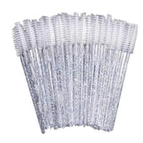 Glittery White Disposable Mascara Wands (50 pack)